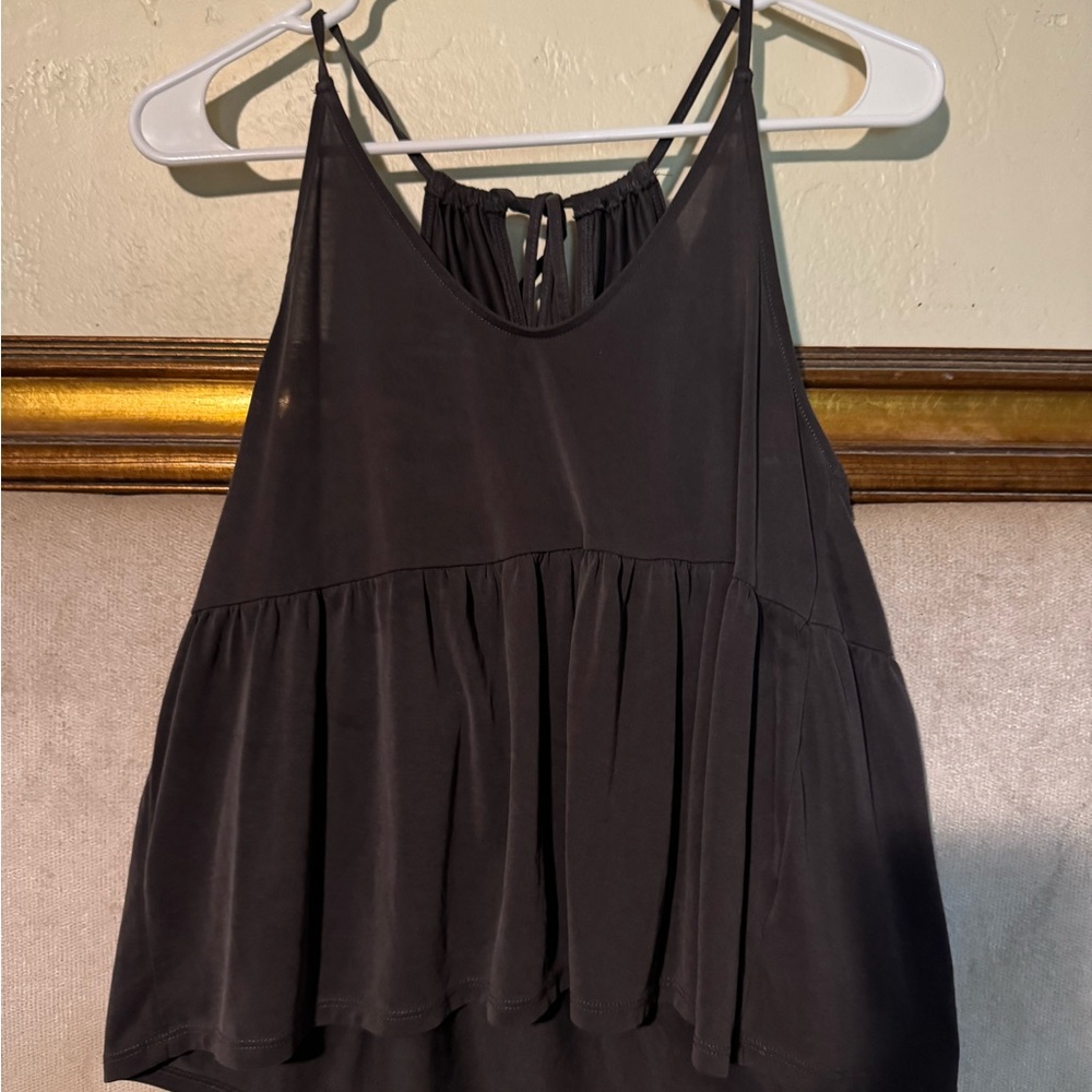 American Eagle Outfitters charcoal grey tank top blouse